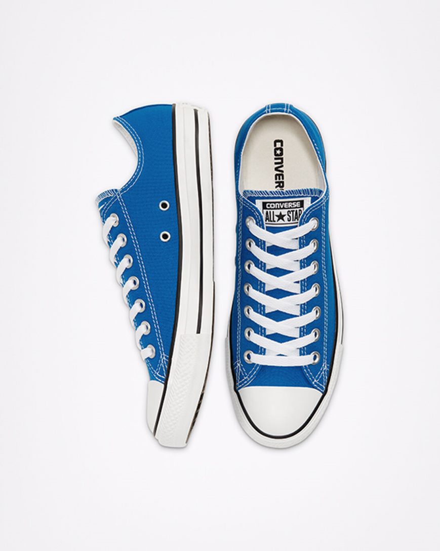 Tenis Converse Chuck Taylor All Star Classicos Cano Baixo Masculino Azuis | PT S0P5019